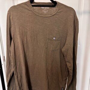 Todd Snyder Long Sleeve Shirt - olive green